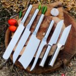 6-Piece Professional Chef Knife Set – Mirror Polished Stainless Steel with Red Zip Carry Case - Image 4