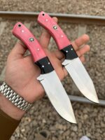 Handmade Drop Point Hunting Knife – Mirror Polish Blade - Image 2