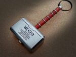 Handmade Mjolnir Hammer Replica – Triquetra Engraved with Leather Wrapped Handle - Image 2